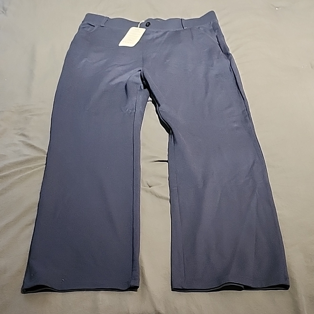 Women's Navy Wide Leg Pants